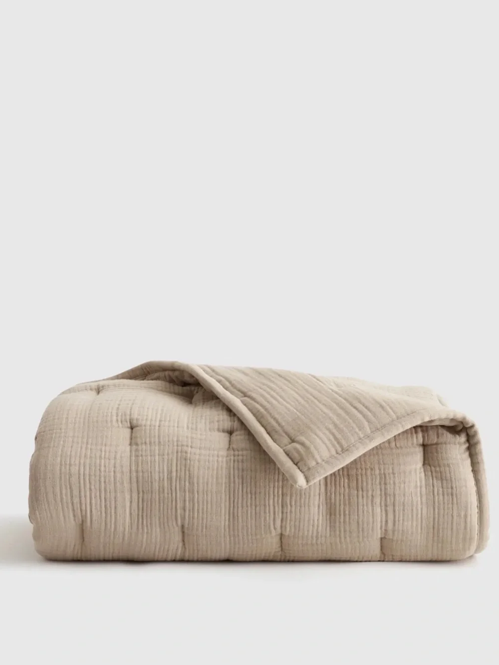 NWT Quince Organic Cotton Gauze Dream Quilt in Dune!